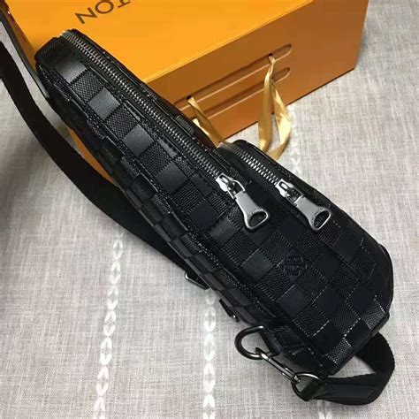 louis vuitton 3 piece bag black